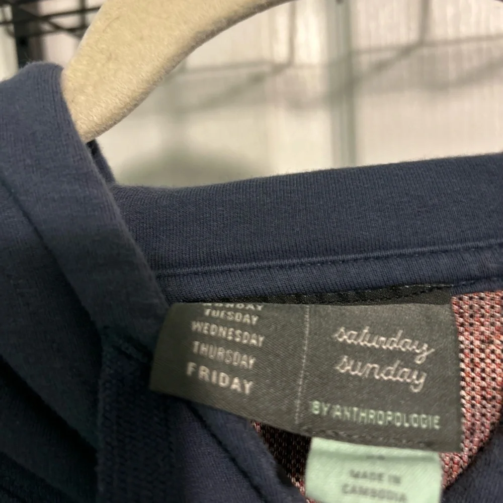 Anthropologie Karla Hoodie XS Saturday Sunday Crop sweatshirt cozy gorpcore